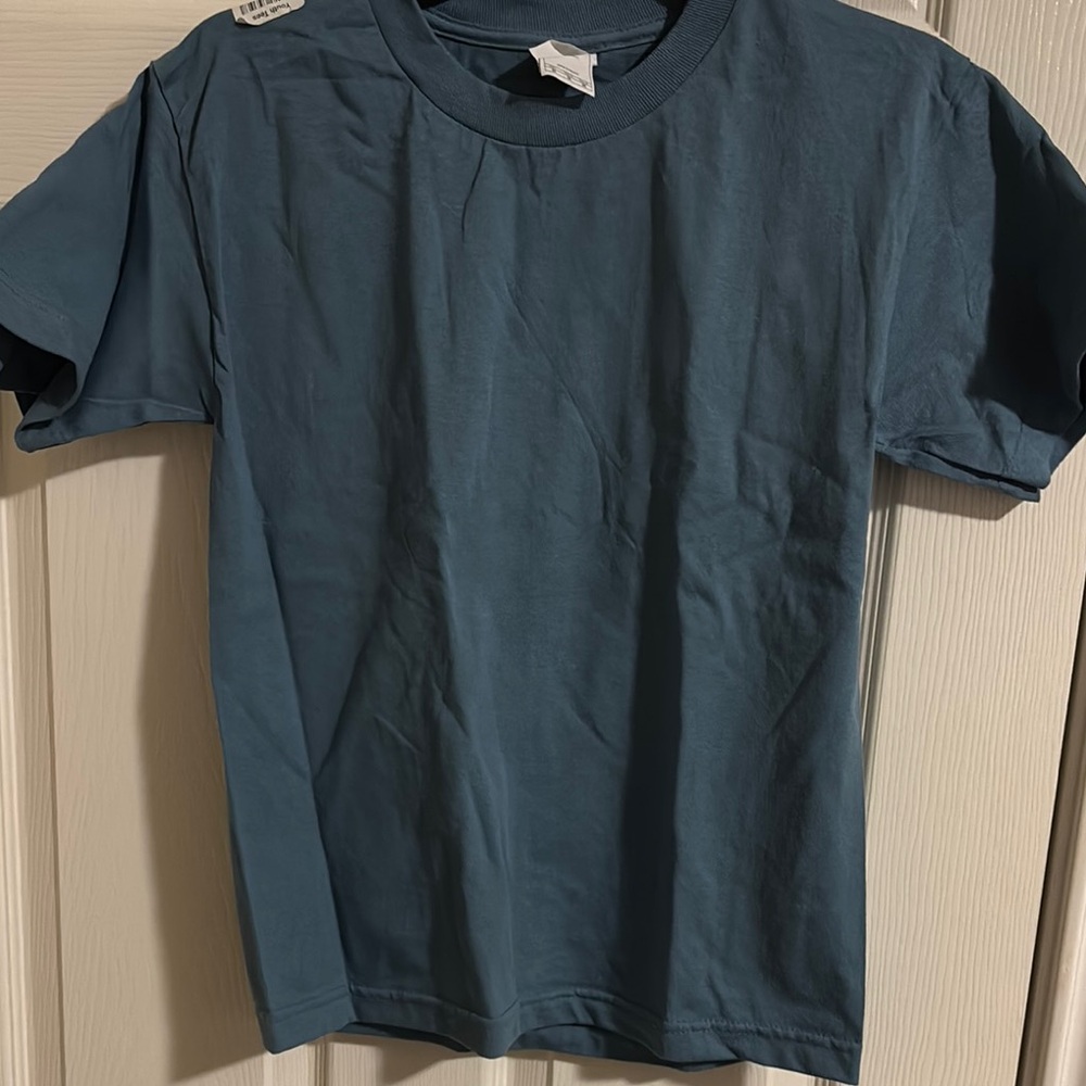 Alstyle Short Sleeve Crew T-Shirt in Slate Blue